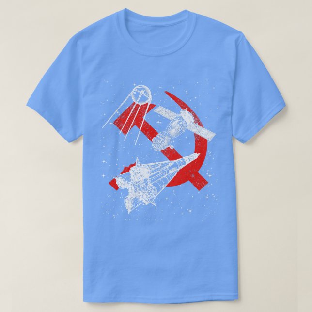 Camiseta Satélite Soyuz Sputnik 1 (Diseño del anverso)
