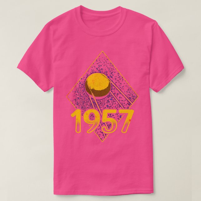 Camiseta Satélite Sputnik 1957 1 (Diseño del anverso)