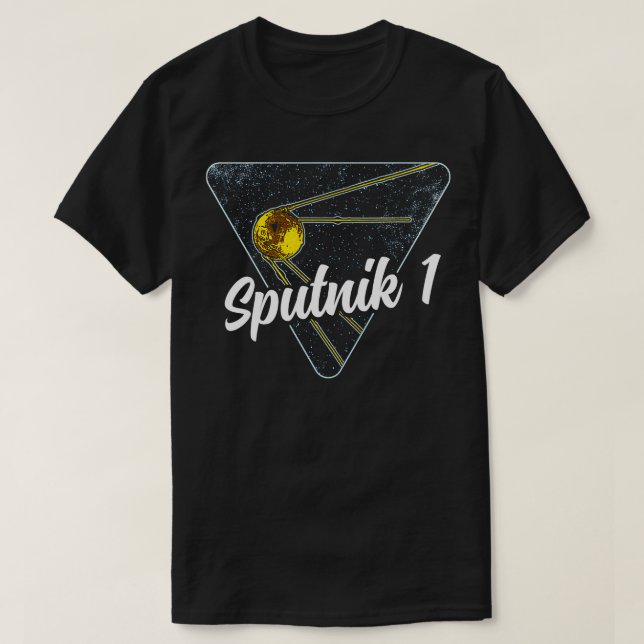 Camiseta Satélite Sputnik 1 2 (Diseño del anverso)