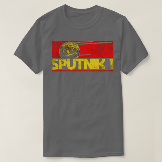 Camiseta Satélite Sputnik 1 3 (Diseño del anverso)