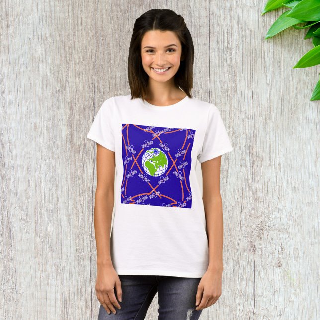 Camiseta Satélites orbitando la Tierra (Subido por el creador)