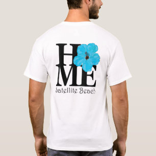 Camiseta Satellite Beach HOME Blue Hibiscus