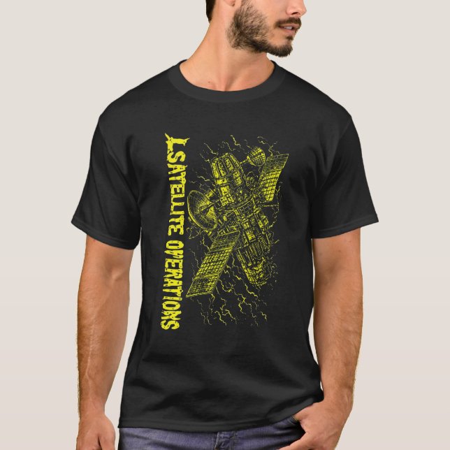 Camiseta Satellite Operations – GPS Control Satellite (Anverso)