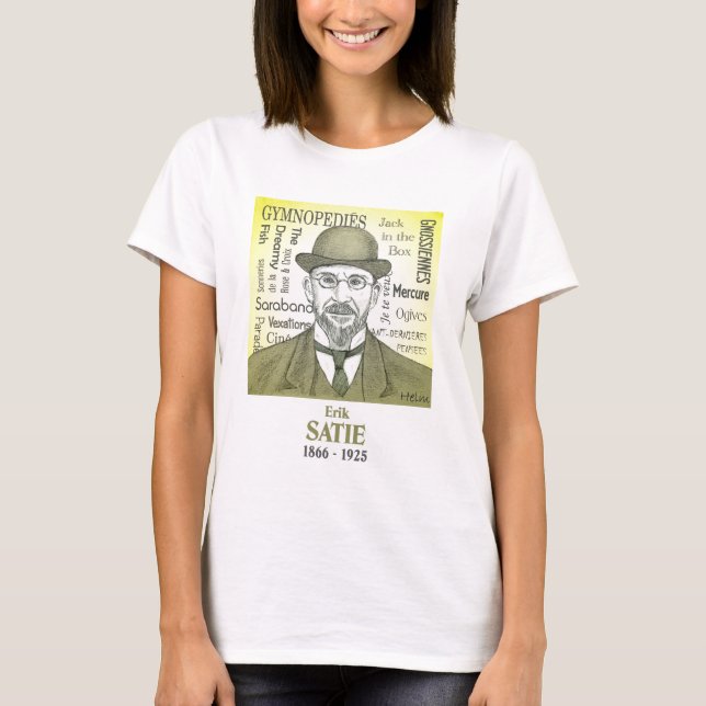 Camiseta Satie (Anverso)
