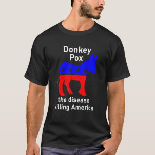 Camiseta Sátira política de Donkey Pox Donkey