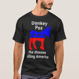 Camiseta Sátira política de Donkey Pox Donkey