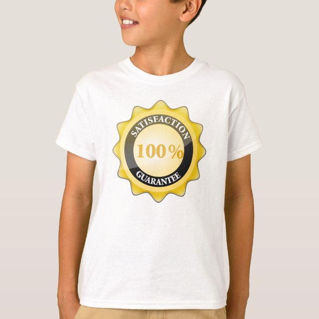Camiseta !Satisfacción garantizada al 00%. (Anverso)