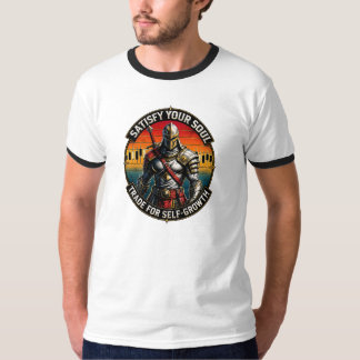 Camiseta Satisfaga su alma, intercambie por el caballero de
