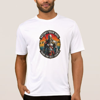 Camiseta Satisfaga su alma, intercambie por el caballero de
