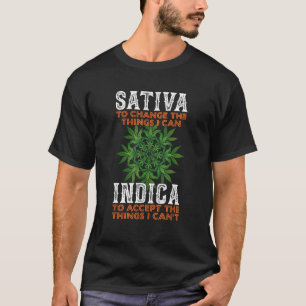 Camiseta Sativa para cambiar las cosas que puedo Indica ace