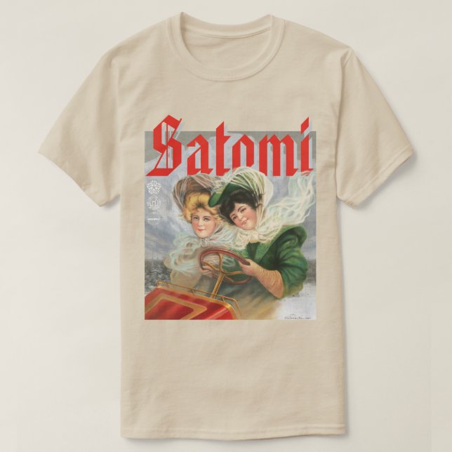 Camiseta satomi motorsport Automobility 1906 (Diseño del anverso)
