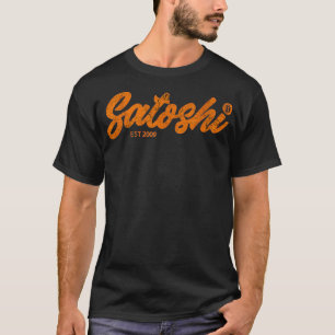 Camiseta Satoshi Est 2009 Bitcoin Creator Blockchain Curren