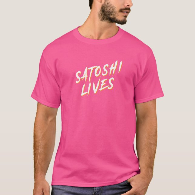 Camiseta Satoshi Vive  Bitcoin  1 (Anverso)