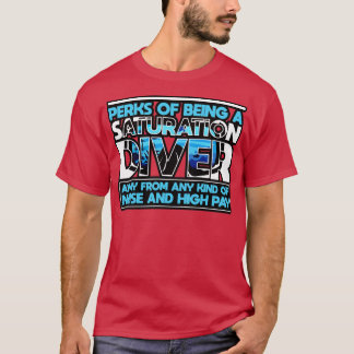 Camiseta Saturación De Los Picos De Buceador De La Saturaci