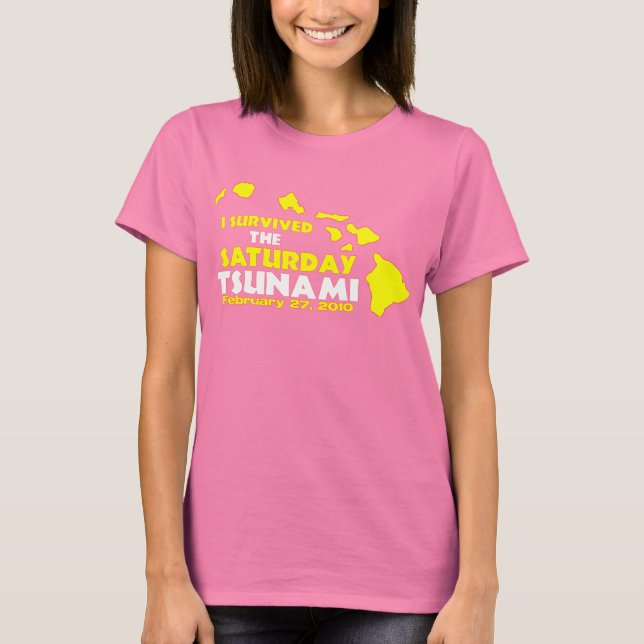 Camiseta Saturday Tsunami Survivor (Anverso)