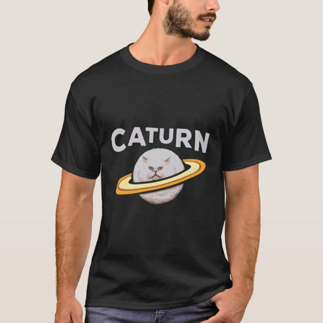 Camiseta Saturn Exploration Astronomer Stars Galaxy Planet (Anverso)