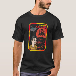 Camiseta Saturn Explorer Spaceship Galaxy Universe Ufo Alie