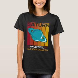 Camiseta Saturn Hula Hoop Campeón de Astronomía Luna Cosmos