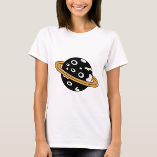 Camiseta Saturn Planet - Tee gráfico estilizado del espacio