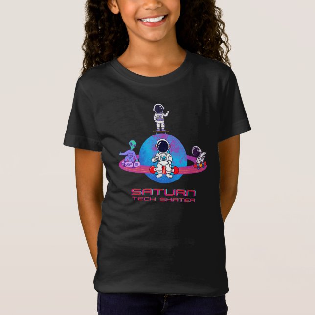 Camiseta Saturn Tech Skater (Anverso)