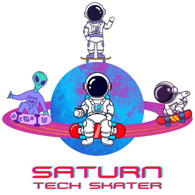Camiseta Saturn Tech Skater (Subido por el creador)