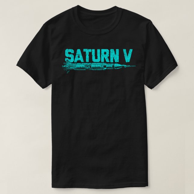 Camiseta Saturn V Rocket 8 (Diseño del anverso)