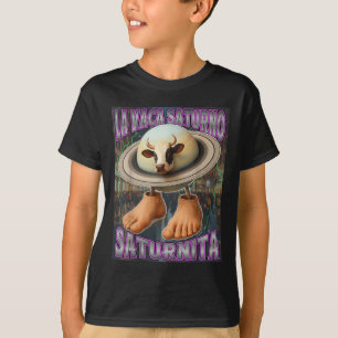 Camiseta Saturnita La Vaca Saturno Cerebro Italiano Cumplea
