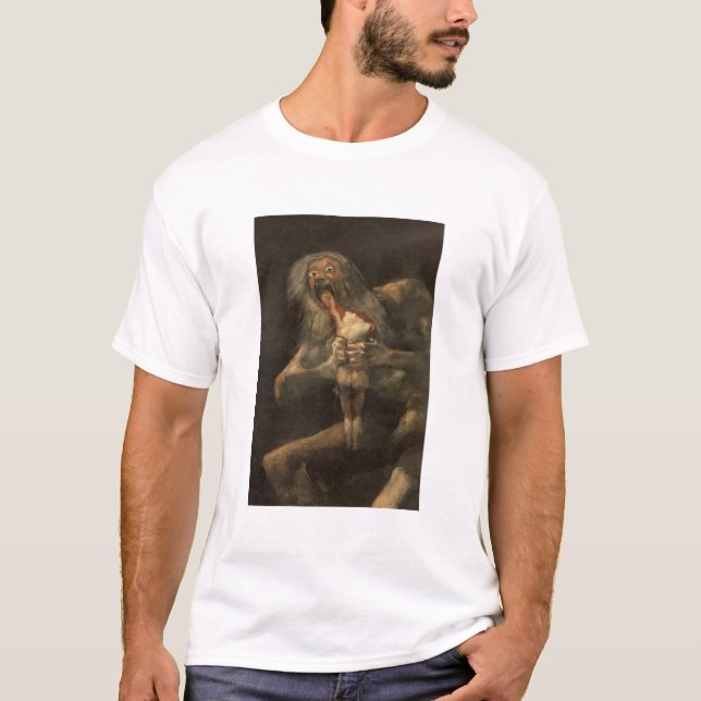 Camiseta Saturno devorando a su hijo francisco de goya (Anverso)