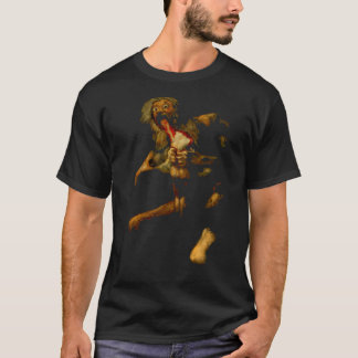 Camiseta Saturno devorando la pintura clásica de su hijo po