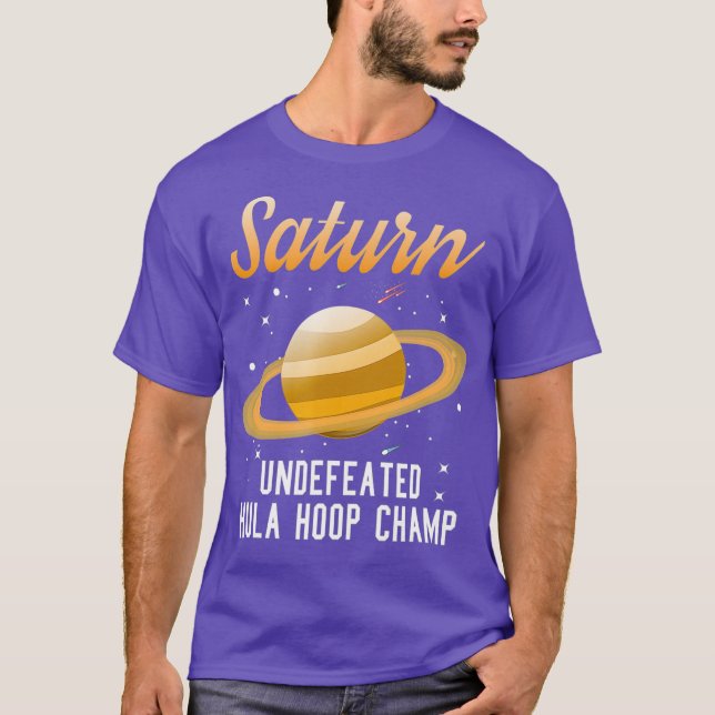 Camiseta Saturno Invencible campeón de Hula Hoop (Anverso)