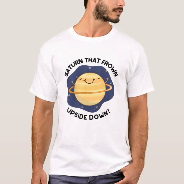 Camiseta Saturno Que Descartó El Funny Planet Pun (Anverso)