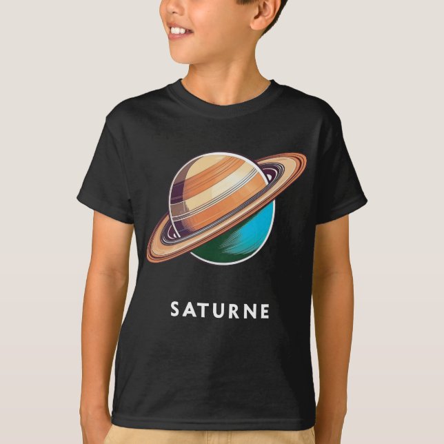 Camiseta Saturno / Saturno - Tee-Shirt plano clásico (Anverso)