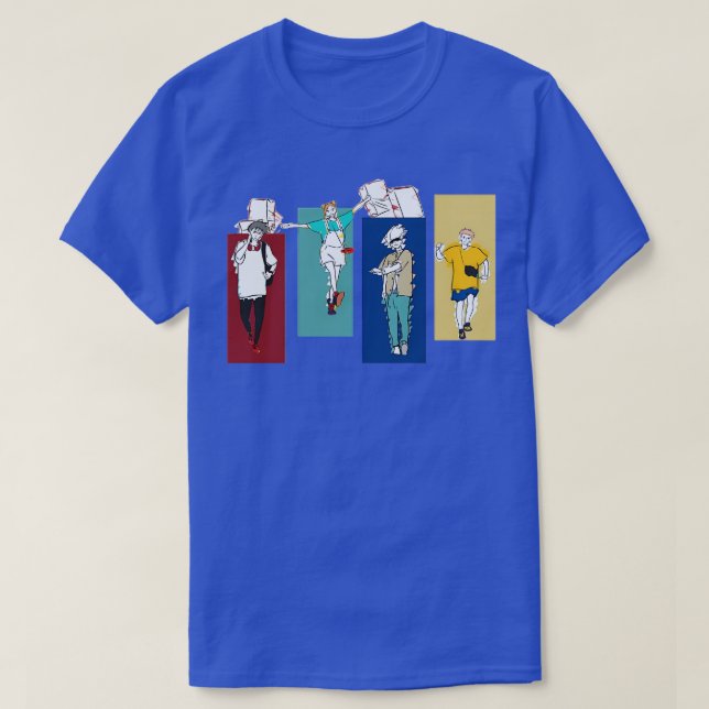 Camiseta Saturo Yuji Megumi nobara 2o (Diseño del anverso)