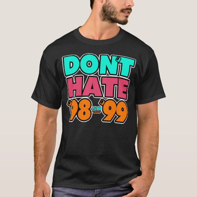 Camiseta SATX POR VIDA no odian 98-99 (Anverso)