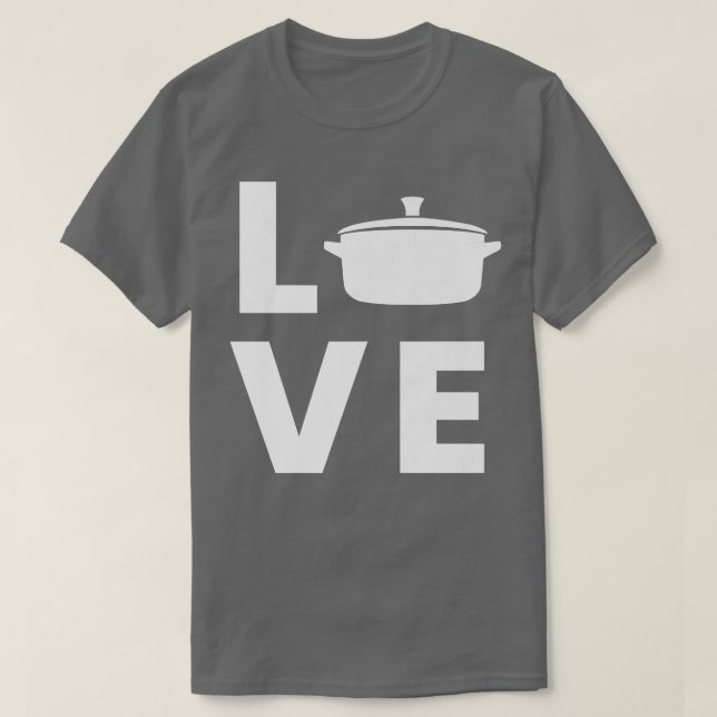 Camiseta Saucepancooking potLove (Diseño del anverso)
