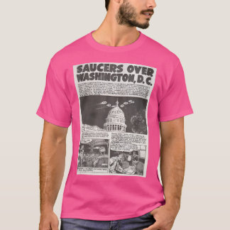 Camiseta Saucers sobre Washington D.C. 1952