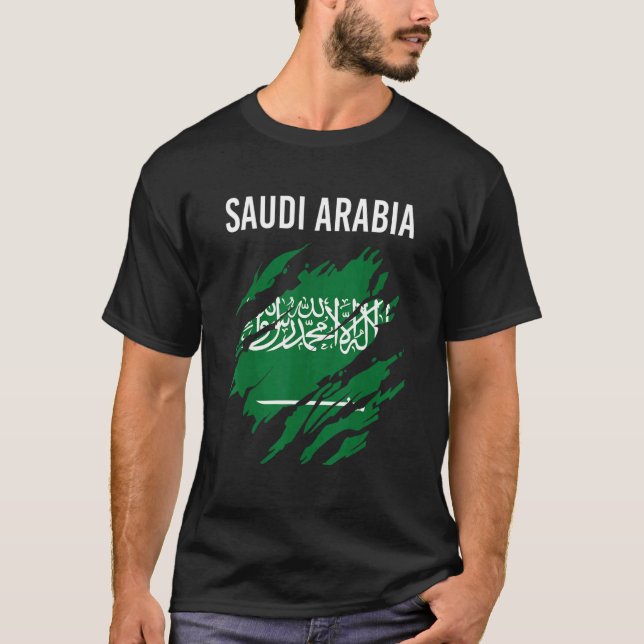 Camiseta Saudi Arabia Flag (Anverso)
