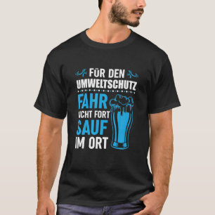 Camiseta Saufen - Fiesta de Chiste JGA celebra la cerveza a
