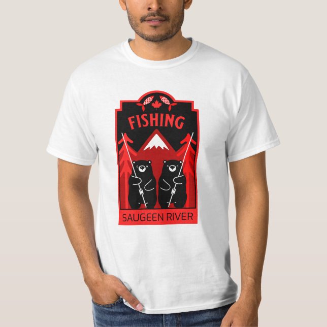 Camiseta Saugeen River Fishing Canada (Anverso)