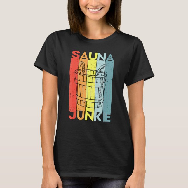 Camiseta Sauna Spa Masaje Sweat room Banya (Anverso)