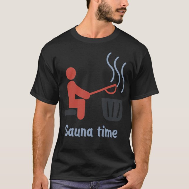 Camiseta Sauna tiempo regalo sauna casa Banya Spa camisas d (Anverso)