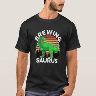 Camiseta Saurus Graphic Homebrewing Winemaking Brewery Craf