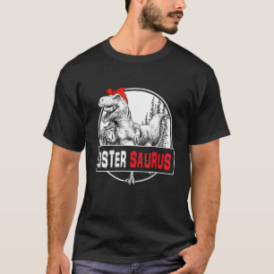 Camiseta Saurus Rex Dinosaur Sister Saurus Family Mat