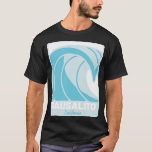 Camiseta Sausalito Beach California Pacific Ocean CA Crashi