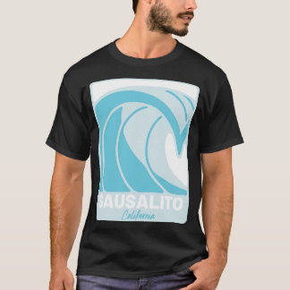 Camiseta Sausalito Beach California Pacific Ocean CA Crashi
