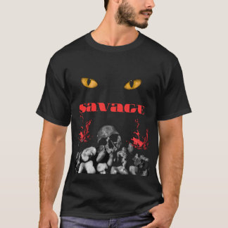 Camiseta Savage Skull Eyes Dark Streetwear