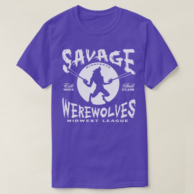 Camiseta Savage Werewolves (Diseño del anverso)
