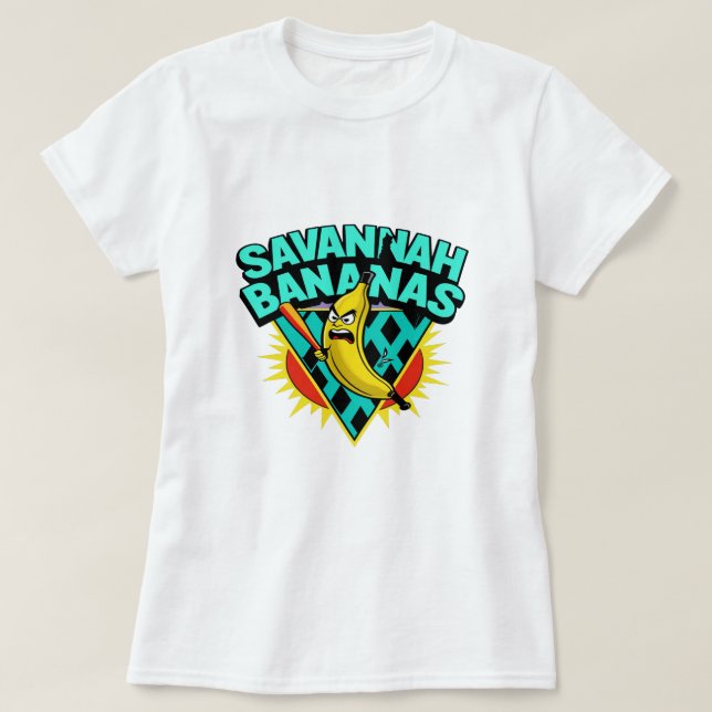 Camiseta Savannah Bananas – Fun & Wild Baseball Tee (Diseño del anverso)