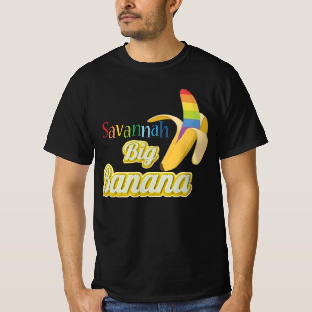Camiseta Savannah Big Gay Banana (Anverso)