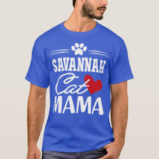 Camiseta Savannah Cat Mama
